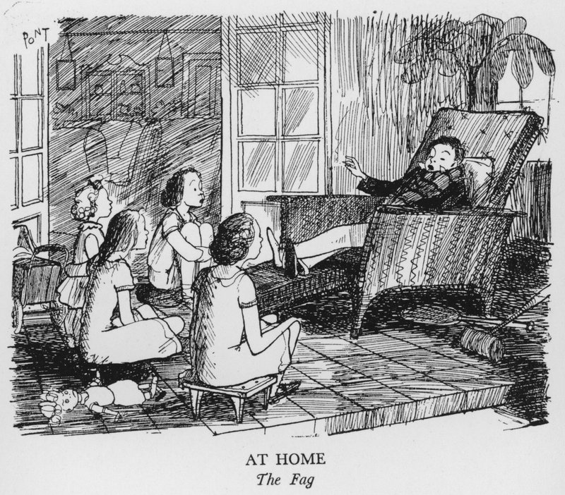 Chez soi, Le Fagot (lithographie) - Pont
