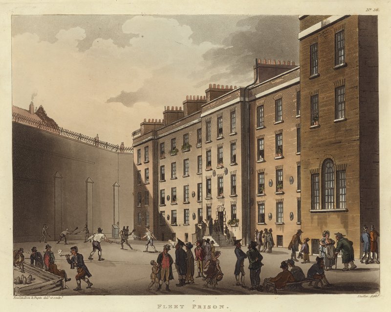 Prison de la flotte - Pugin and Rowlandson