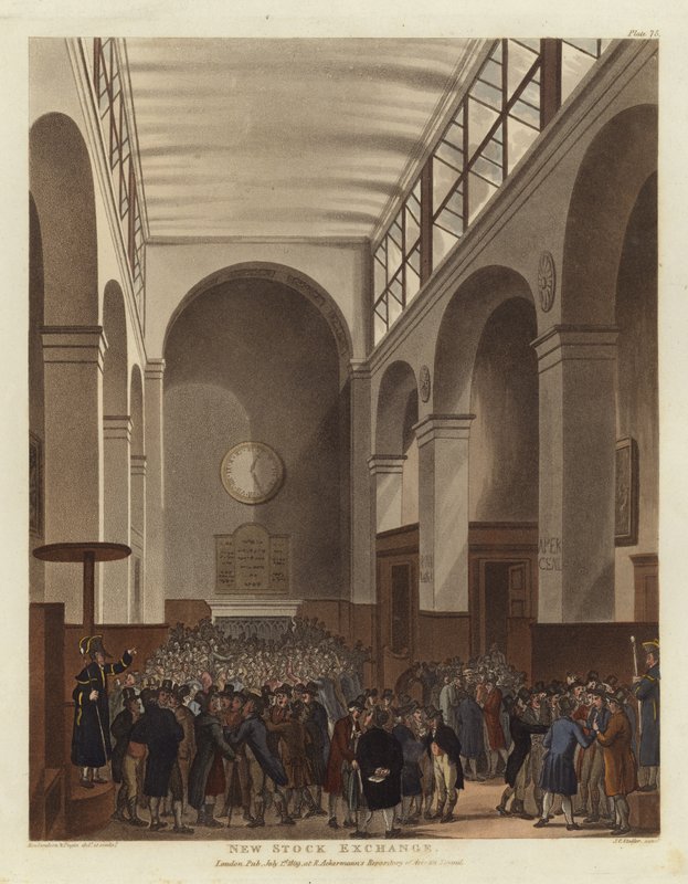 Nouvelle Bourse - Pugin and Rowlandson