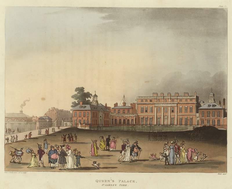 Palais de la Reine - Pugin and Rowlandson