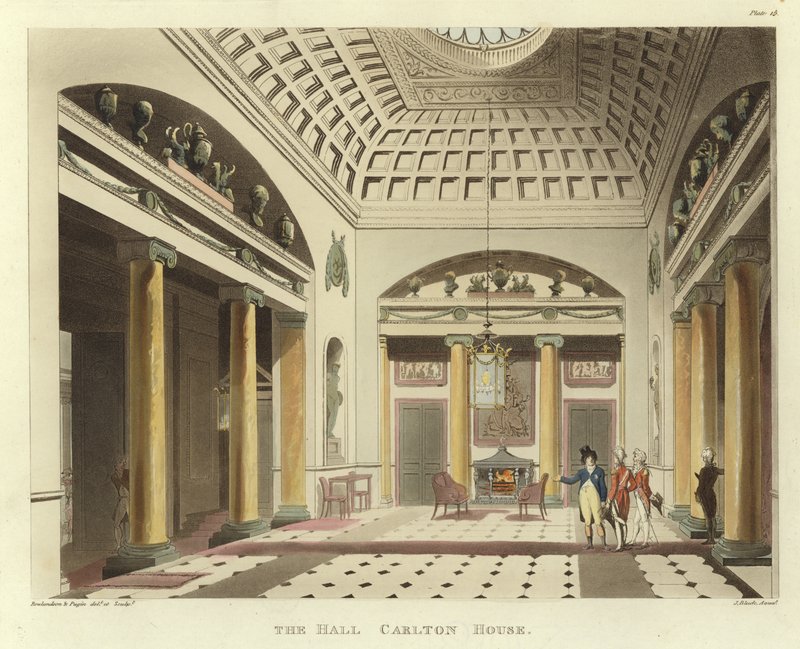 Le Hall - Pugin and Rowlandson