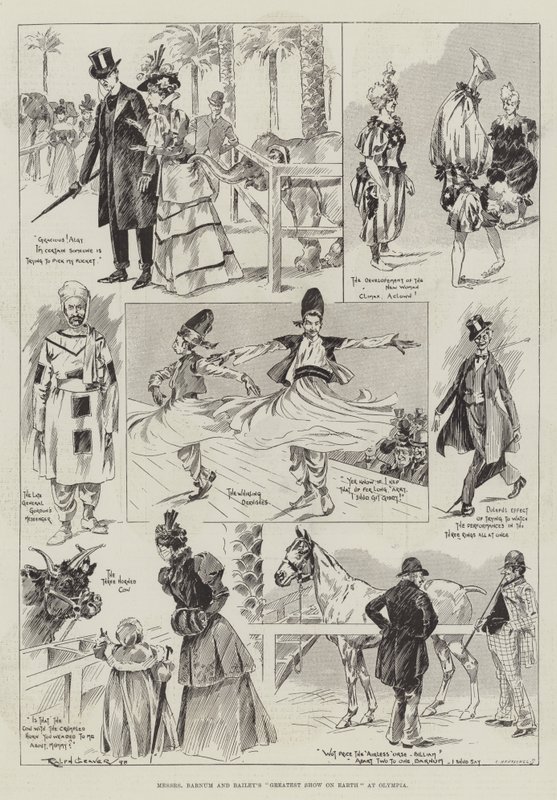 Le plus grand spectacle du monde de Messers Barnum et Bailey à l