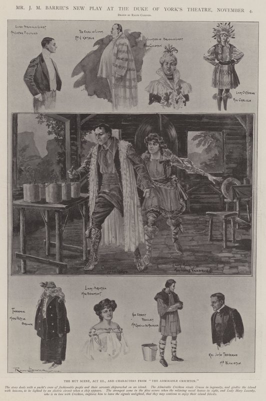 La nouvelle pièce de M. J M Barrie au Duke of York