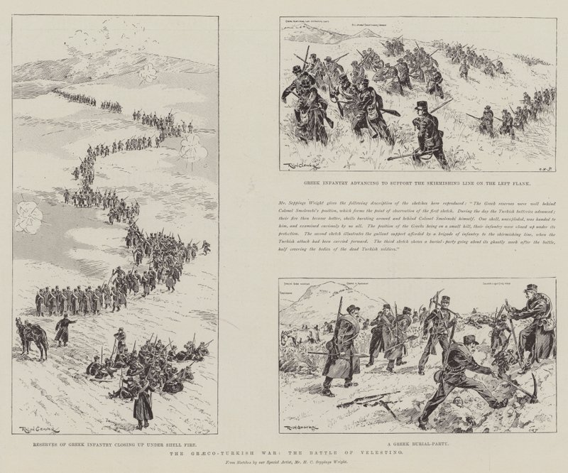 La Guerre Gréco-Turque, la Bataille de Velestino - Ralph Cleaver