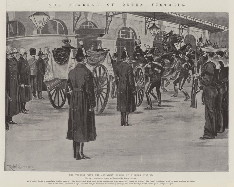 Les funérailles de la reine Victoria - Ralph Cleaver