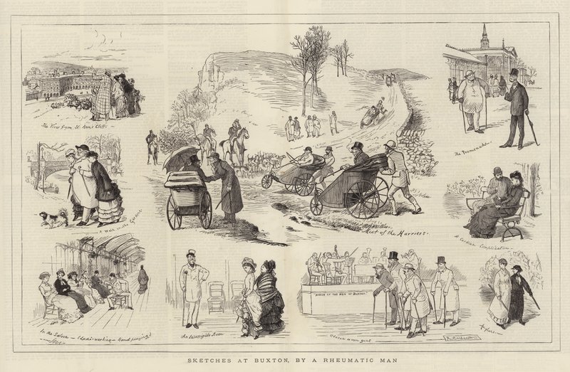 Esquisses à Buxton, par un homme rhumatisant - Randolph Caldecott