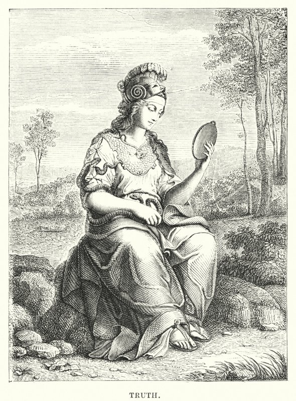 Vérité (gravure) - after Raphael