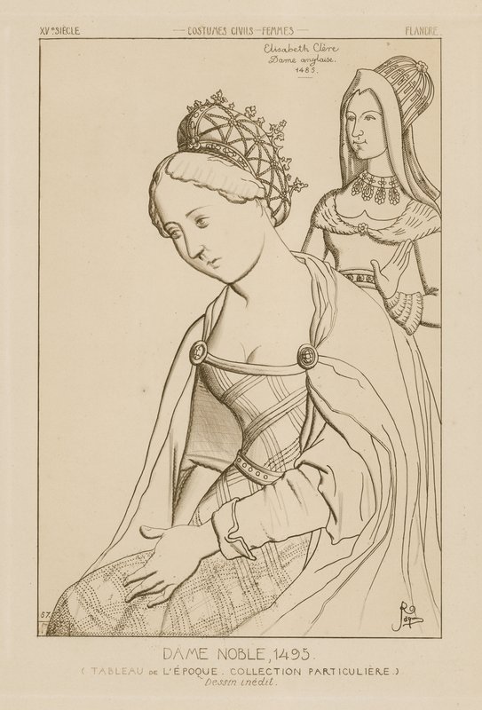 Elizabeth Clere, noble anglaise, 1495 - Raphael Jacquemin