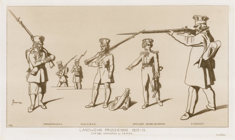 Landwehr prussienne, 1813-15 - Raphael Jacquemin