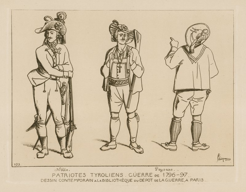 Patriotes tyroliens, Guerre de 1796-1797 - Raphael Jacquemin