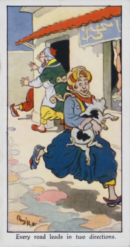 Chaque route mène dans deux directions - René Bull