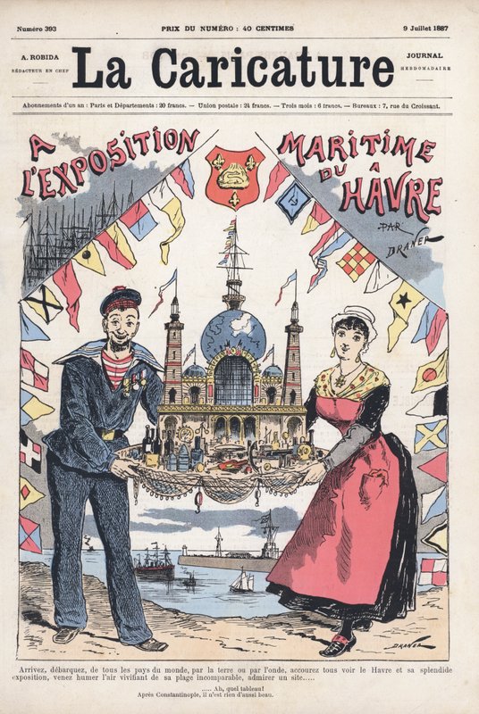 Exposition maritime au Havre, France - Renard Jules Draner