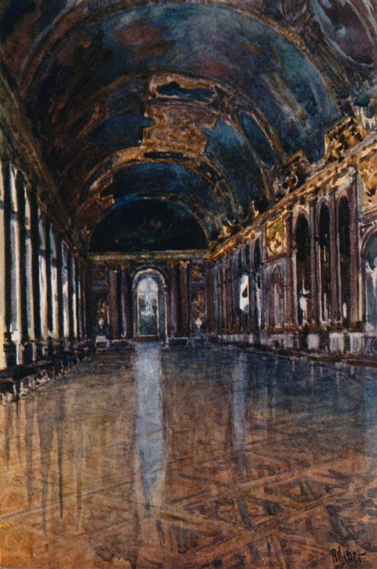 Grande Galerie, ou Galerie des Glaces, Versailles - Rene Binet