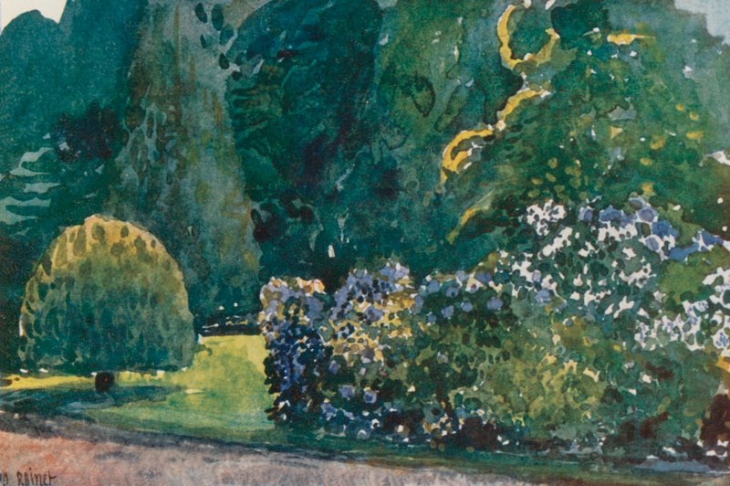 Petit Trianon, Jardin de Fleurs, Versailles - Rene Binet