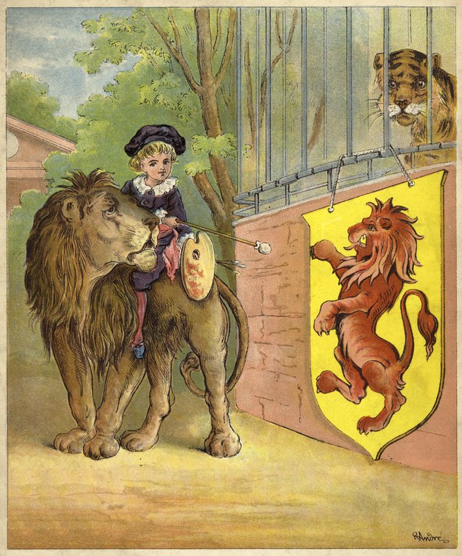 Chevauchant un lion - Richard Andre