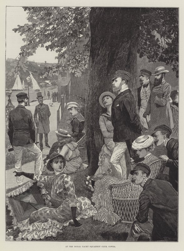 Au Royal Yacht Squadron Club, Cowes - Richard Caton Woodville junior