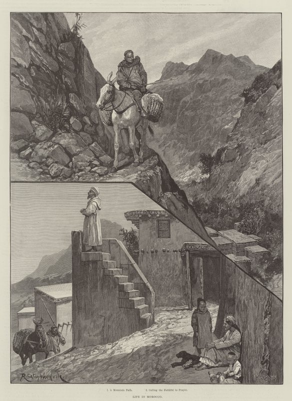 La vie au Maroc - Richard Caton Woodville junior