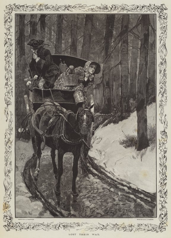 Perdus en Chemin - Richard Caton Woodville junior