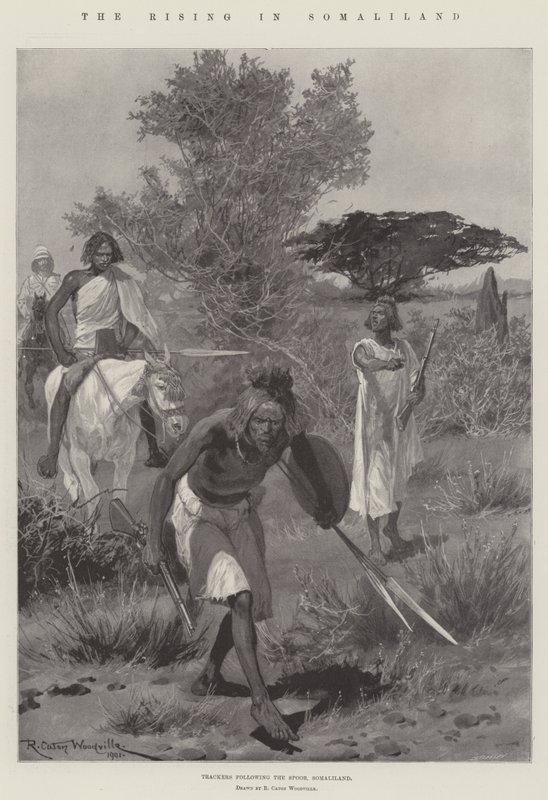 Le soulèvement en Somalie - Richard Caton Woodville junior
