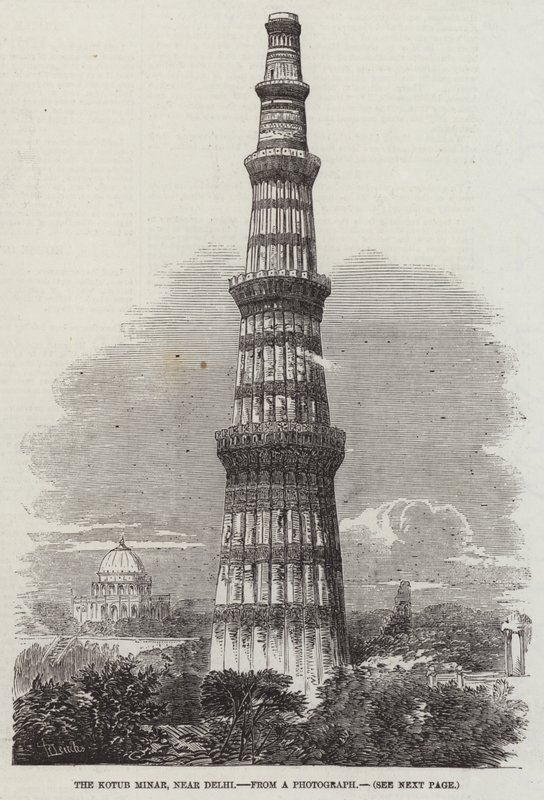 Le Kotub Minar, près de Delhi - Richard Principal Leitch