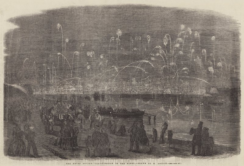 La Revue Navale, Illumination de la Flotte - Richard Principal Leitch