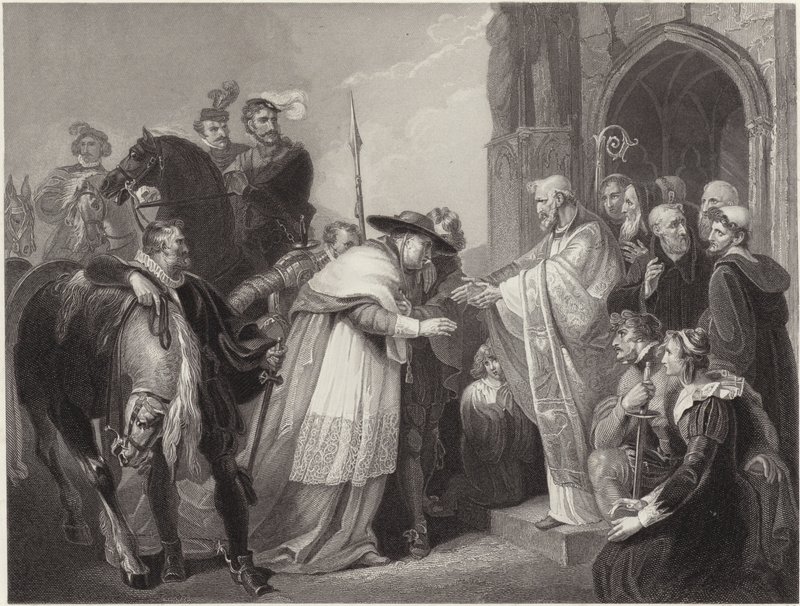 Le cardinal Wolsey à l