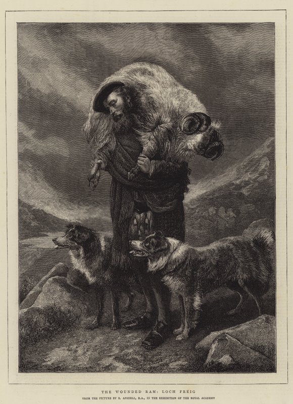 Le bélier blessé, Loch Freig - Richard Ansdell