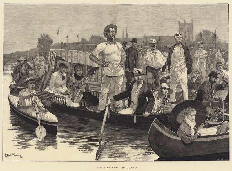 À la régate de Henley - Richard Caton Woodville junior