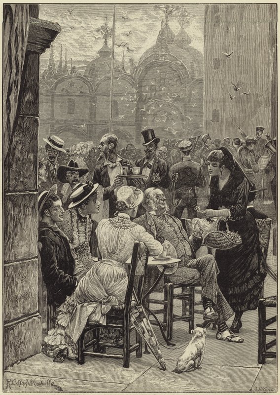Le Touriste à Venise - Richard Caton Woodville junior