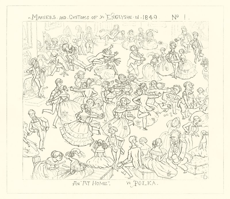 1849, Chez soi, La Polka - Richard Doyle
