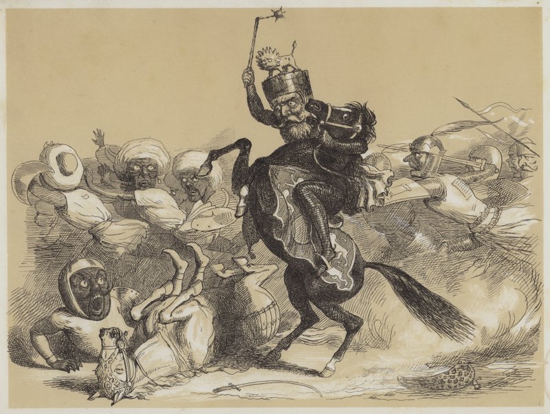 Richard Cœur de Lion et Saladin - Richard Doyle