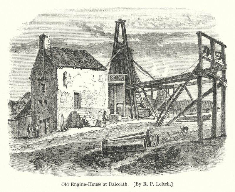Ancienne maison des machines à Dalcoath - Richard Principal (after) Leitch