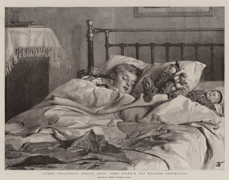La visite annuelle du Père Noël, des compagnons de lit étranges mais bienvenus - Robert Barnes