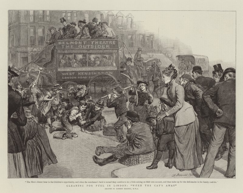 Ramassage de Combustible à Londres, Quand le Chat n