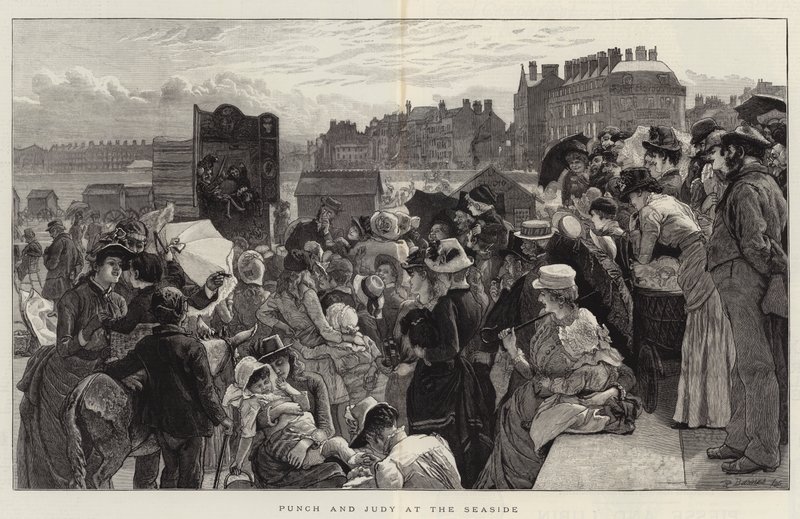 Guignol et Judy au bord de la mer - Robert Barnes