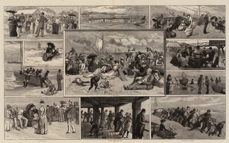 Croquis à Yarmouth - Robert Barnes