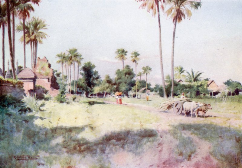 Une rue à Taungwingyi - Robert George Talbot Kelly