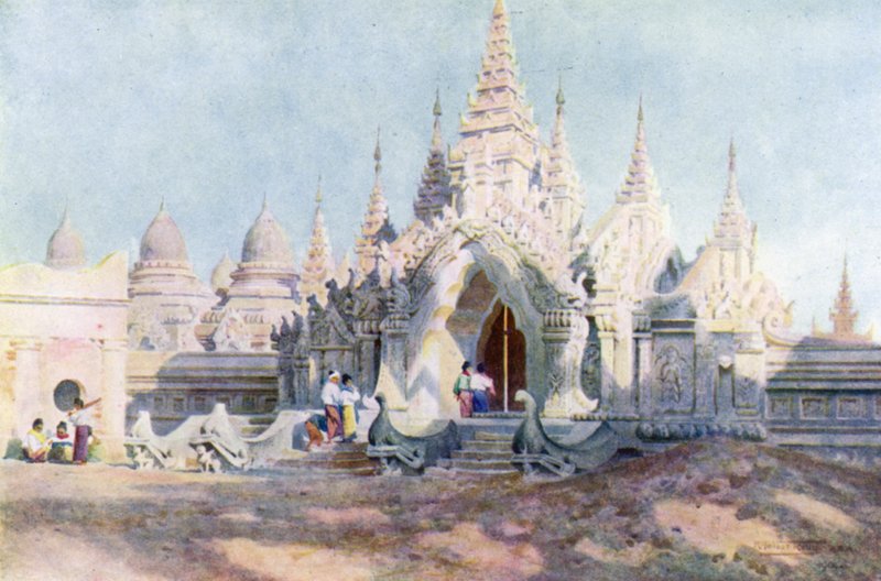 Entrée du Kuthodau, Mandalay - Robert George Talbot Kelly