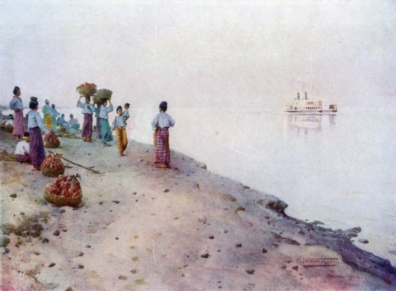 En attendant le vapeur, tôt le matin - Robert George Talbot Kelly