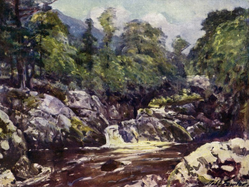 Dans la vallée de Lledr - Robert (after) Fowler