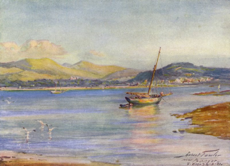 Près de Bangor (lithographie en couleur) - Robert (after) Fowler