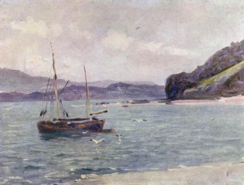 La plage, Beaumaris - Robert (after) Fowler