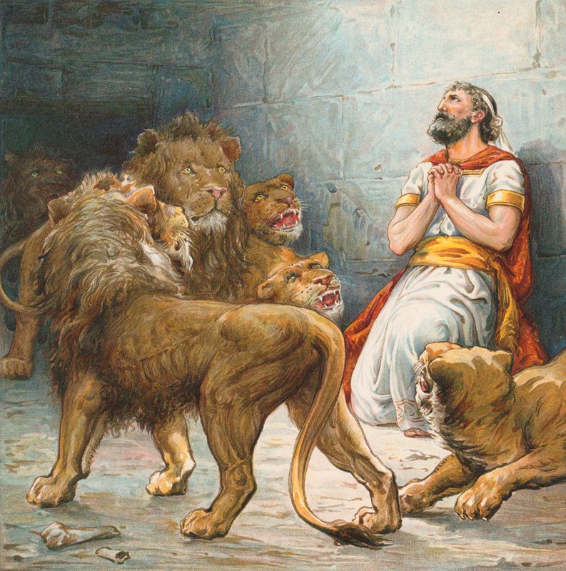 Daniel dans la fosse aux lions - Robert Ambrose Dudley