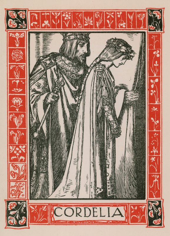 Cordelia, Roi Lear - Robert Anning Bell