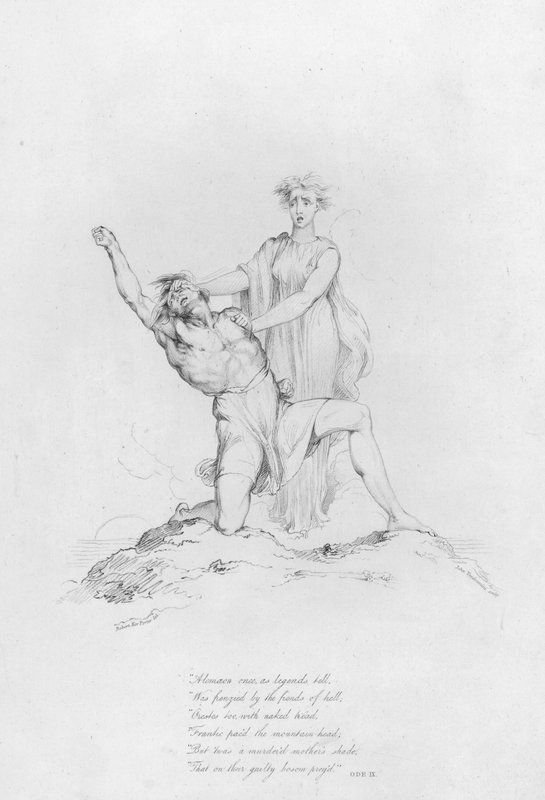 Anacréon, Ode IX - Robert Kerr (after) Porter