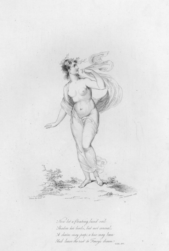 Anacréon, Ode XVI (gravure) - Robert Kerr (after) Porter