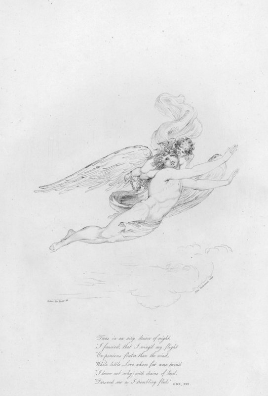 Anacréon, Ode XXX (gravure) - Robert Kerr (after) Porter