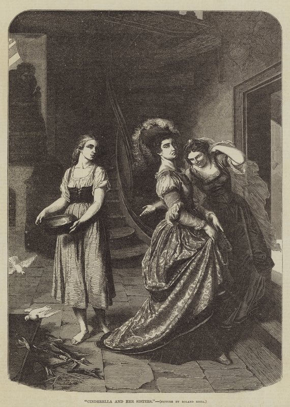 Cendrillon et ses sœurs (gravure) - Roger Payne