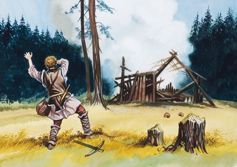 Cabane explosive - Ron Embleton