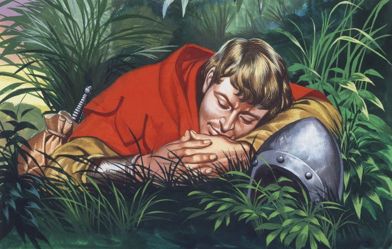 Chevalier au repos - Ron Embleton